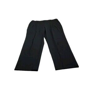 Cintas Mens Executive Pleated 34 x 32 Pants BLACK Wool Blend RGUC Fourmy Work